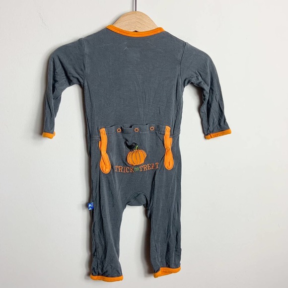 Kickee Pants Trick Or Treat Coverall - Picture 7 of 7